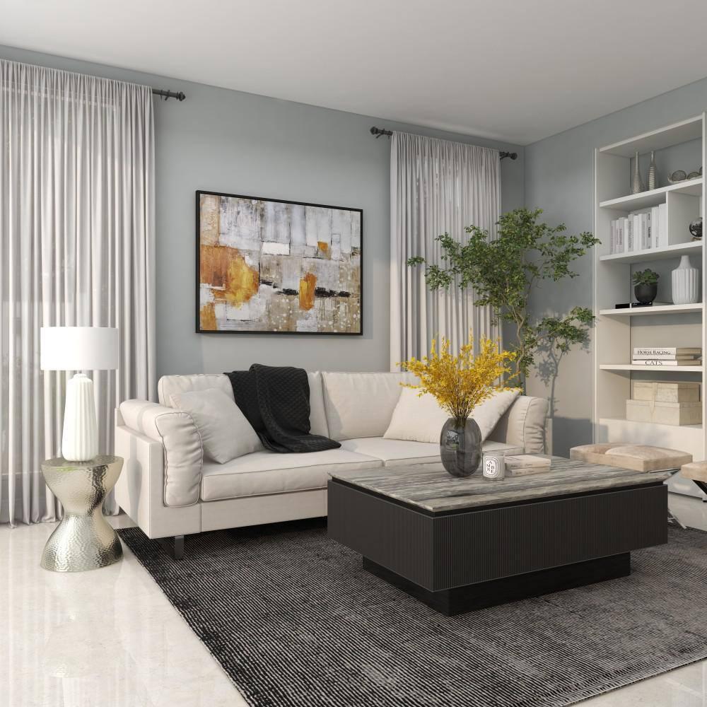 Modern Hourglass Hammered Metal Accent Table Silver - Olivia & May: Industrial Style, Iron Frame, No Assembly Required