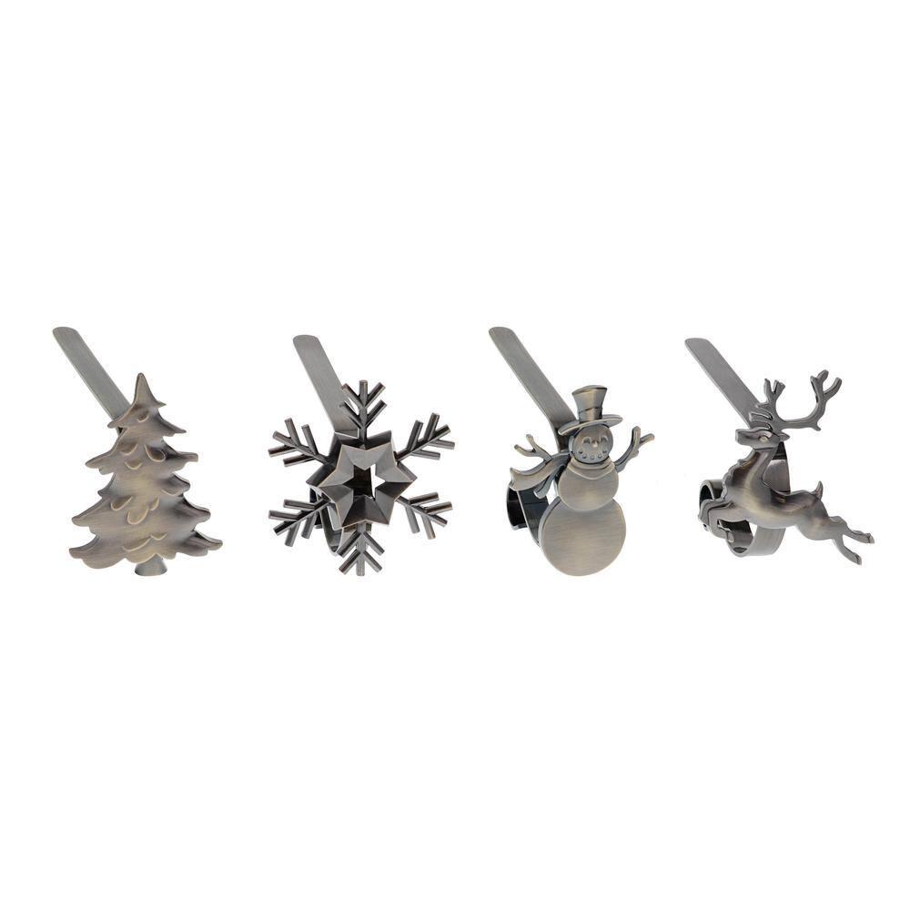 Haute Decor Original MantleClip 4 Piece Stocking Holder
