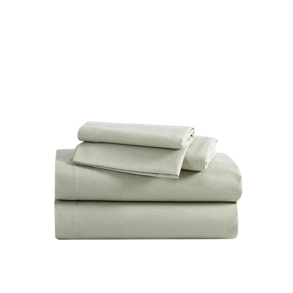 Eddie Bauer Solid Cotton Flannel Sheet Sets