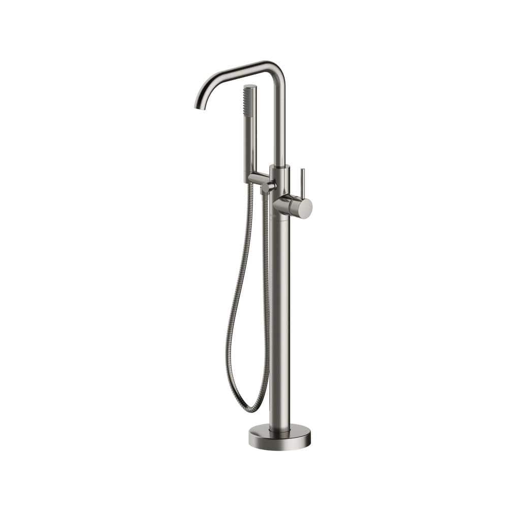 Contento™ Single Handle Floor Mounted Freestanding Tub Filler