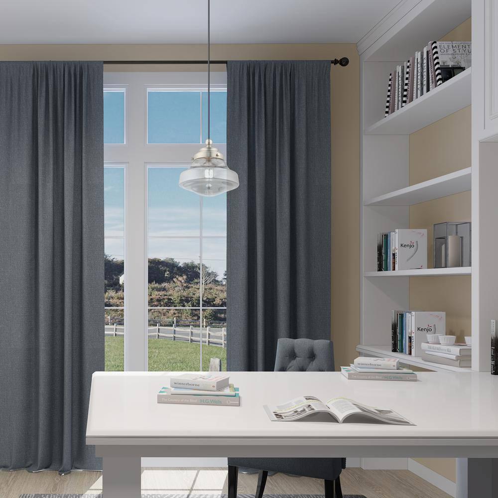 Livex Lighting Art Glass 1 - Light Pendant in  Brushed Nickel