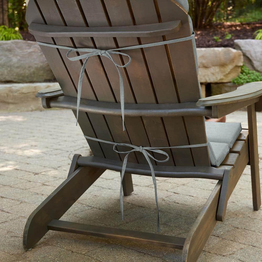 ARDEN Outdoor Foam Adirondack Cushion, Set of 2, 21.5 x 19, Water repellent, Fade Resistant, Foam Cushion for Adirondack Chairs 21.5 x 19