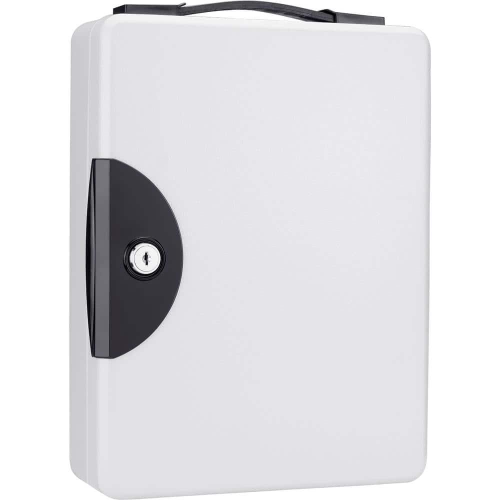 Barska 50 KEY LOCK BOX GREY W/CARRYING HANDLE
