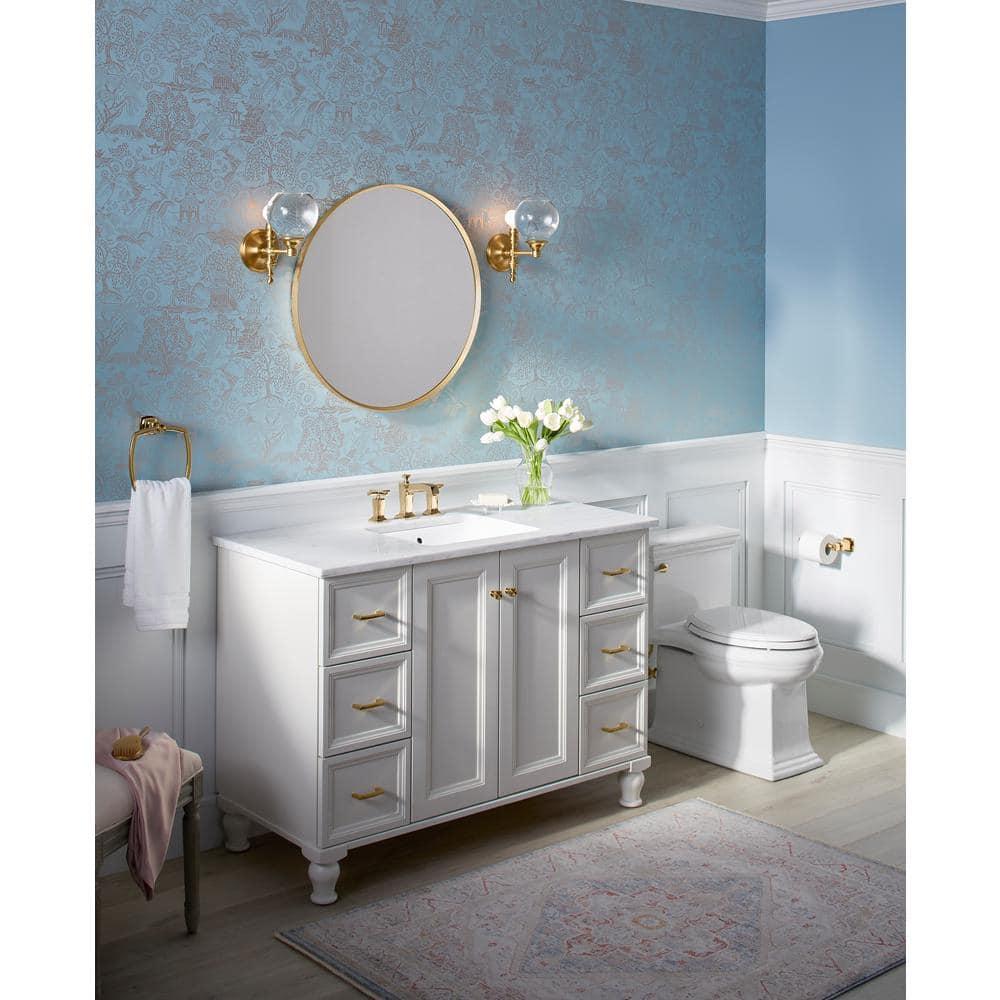 Essential Round Wall Mirror, Bathroom/Vanity Mirror with Frame