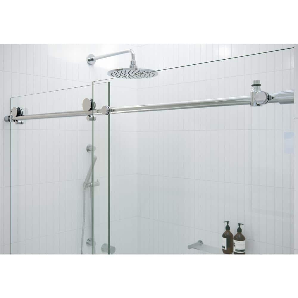 Eclipse 48 - 52 in. x 78 in. Fully Frameless Sliding Shower Door