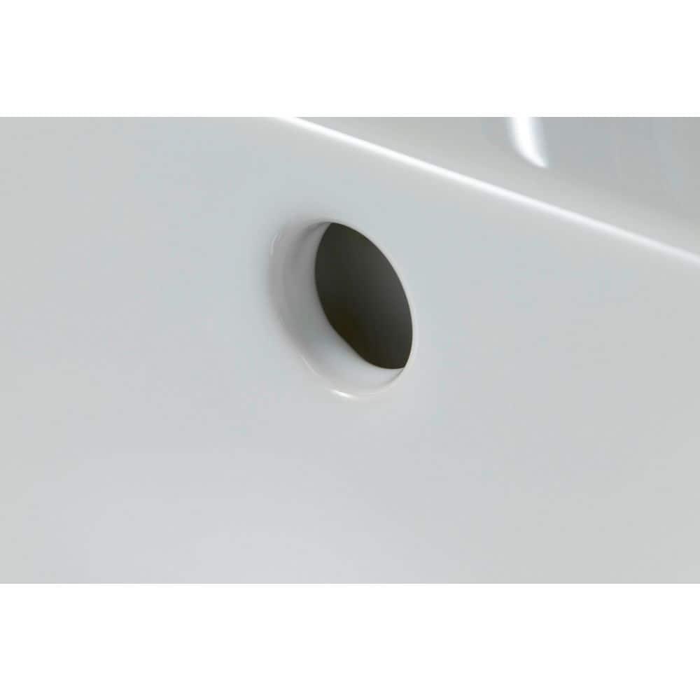 D-Code Ceramic 18" Bathroom Sink with Overflow