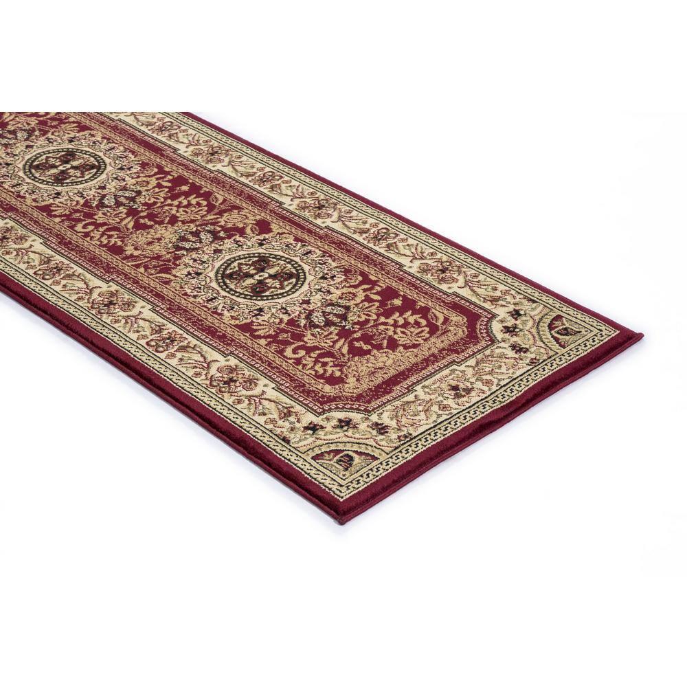 Concord Global 65202 2 ft. 2 in. x 7 ft. 3 in. Ankara Chateau - Red