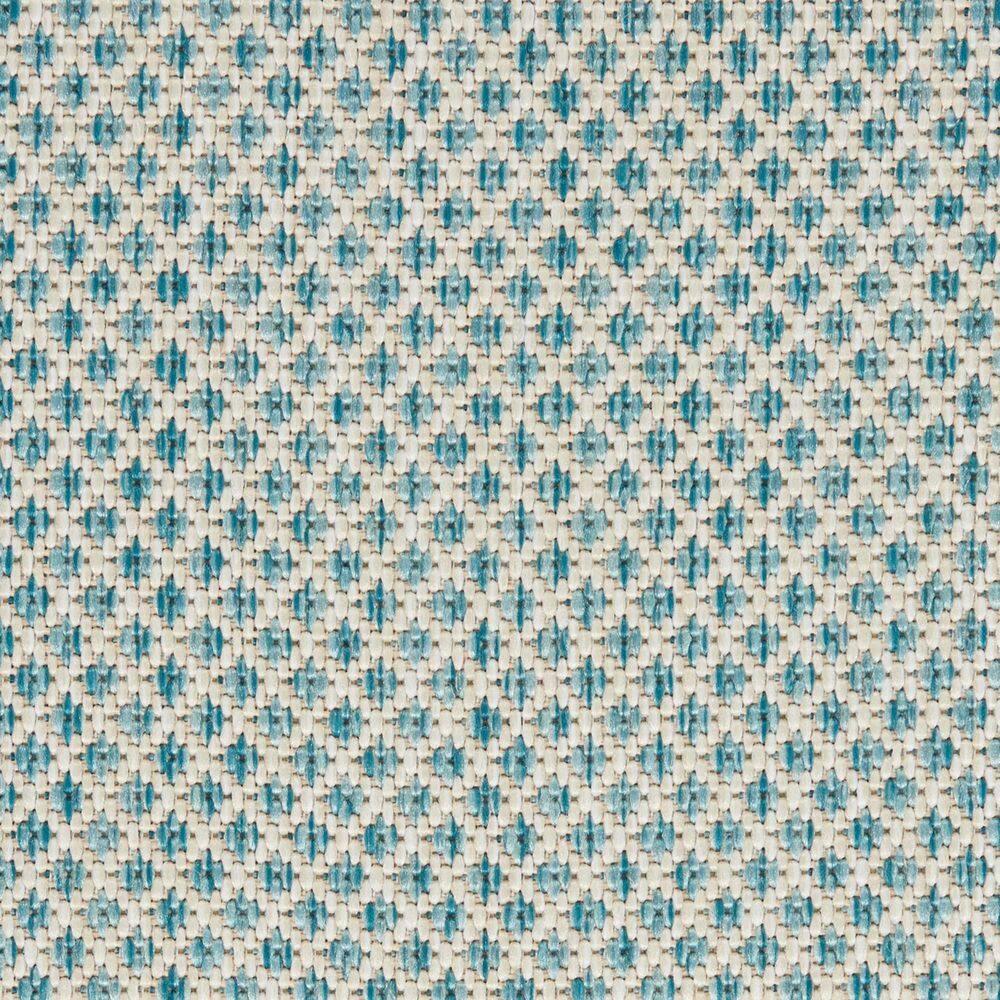 Nourison Courtyard COU01 Indoor/outdoor Area Rug - Ivory Aqua 3' x 5'