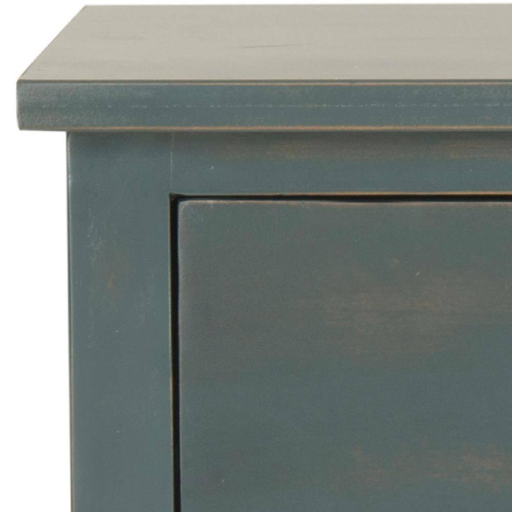 Coby Nightstand With Storage Drawer - AMH6616 - Dark Teal - Safavieh Couture