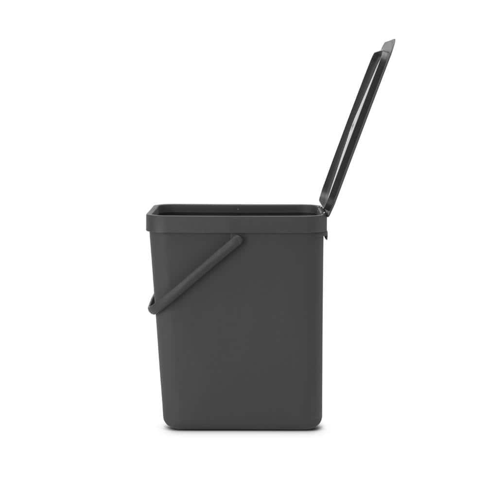 Brabantia Sort & Go Plastic Recycling Bin, 6.6 Gallon