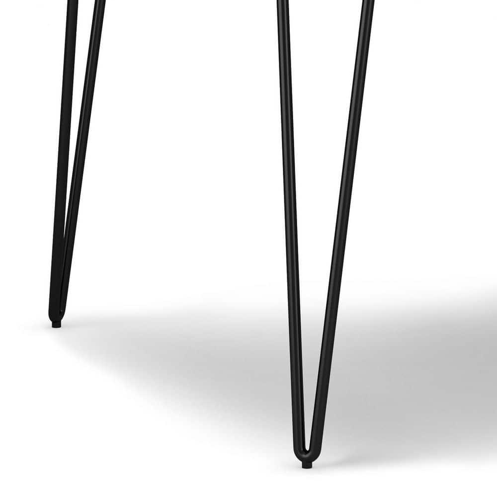 Hunter Solid Mango Wood Dining Table, Industrial Style