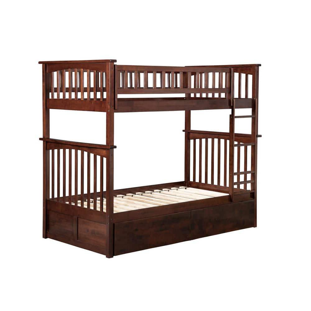 Columbia Bunk Bed Twin over Twin in Multiple Colors and Configurations