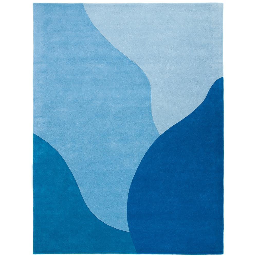 Fifth Avenue FTV117 Hand Tufted Indoor Area Rug - Blue - 10'x14' - Safavieh