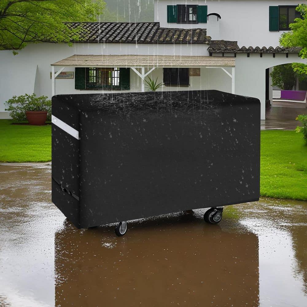 VEVOR Grill Cover, 66 inch BBQ Covers for Outdoor Grills, Waterproof, Fade Resistant, Weather Resistant Heavy Duty 600D Polyester, Easy On/Off, with Secure Buckles, Black