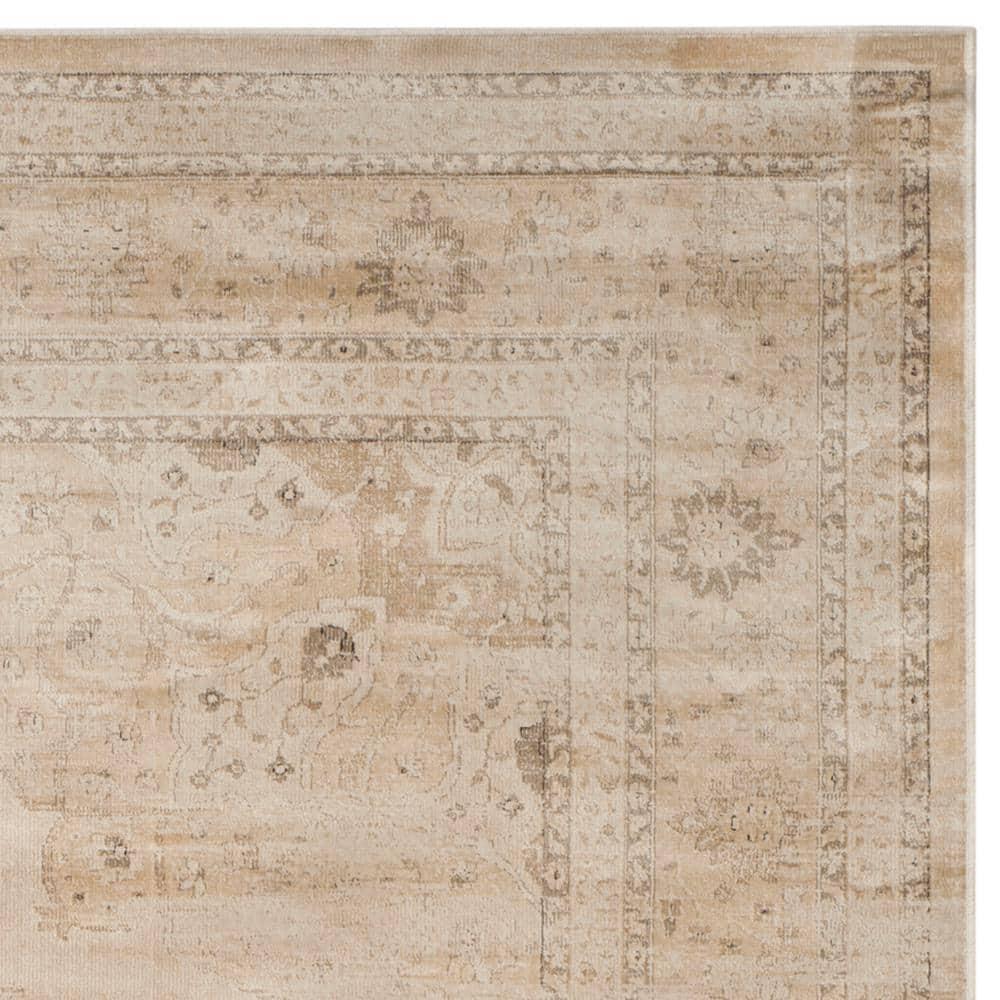 Vintage VTG158 Power Loomed Indoor Area Rug - Creme - 8'x10' - Safavieh.