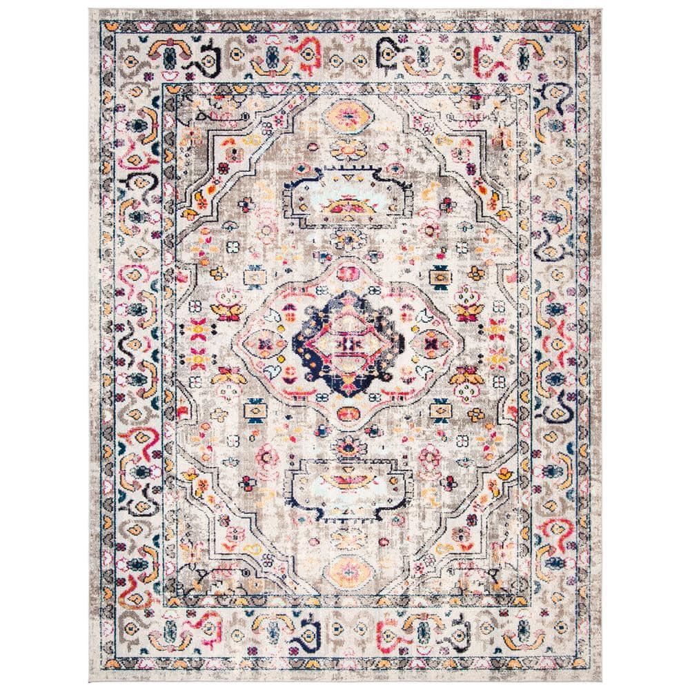Madison MAD468 Power Loomed Indoor Area Rug - Grey/Blue - 9'x12' - Safavieh