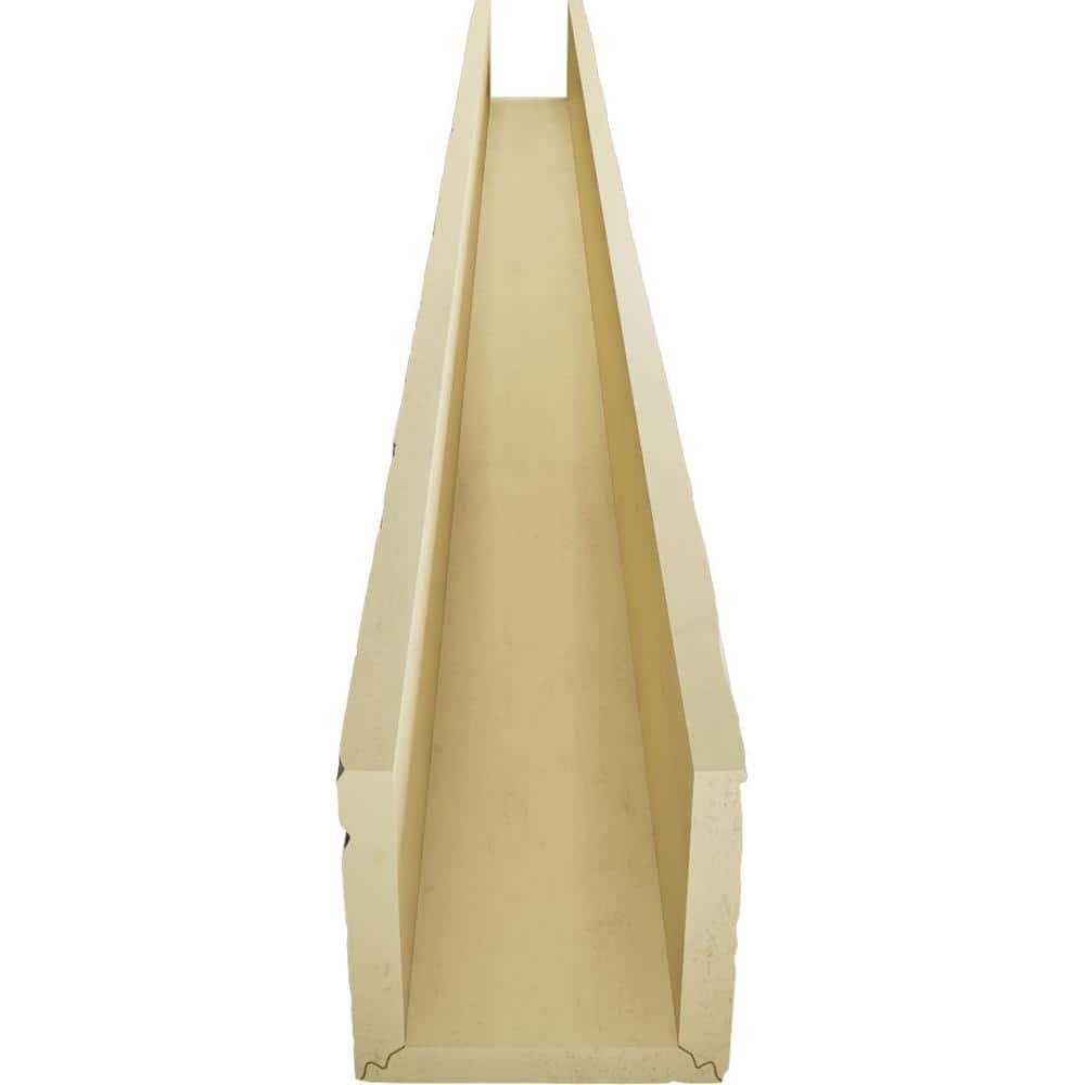 Ekena Millwork Hand Hewn Timberthane Faux Wood 3-Sided Ceiling Beam (U-beam)