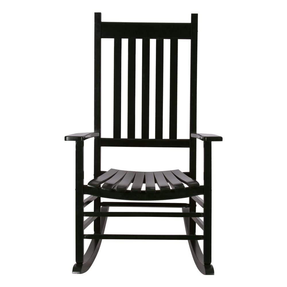 Shine Company Traditional Hardwood Indoor/Outdoor Patio Porch Rocker in Green