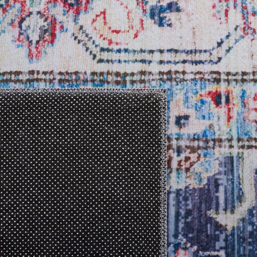 Tucson Vintage Persian TSN196 Power Loomed Machine Washable Skid-Resistant Indoor Area Rug - Navy/Beige - 9'x12' - Safavieh