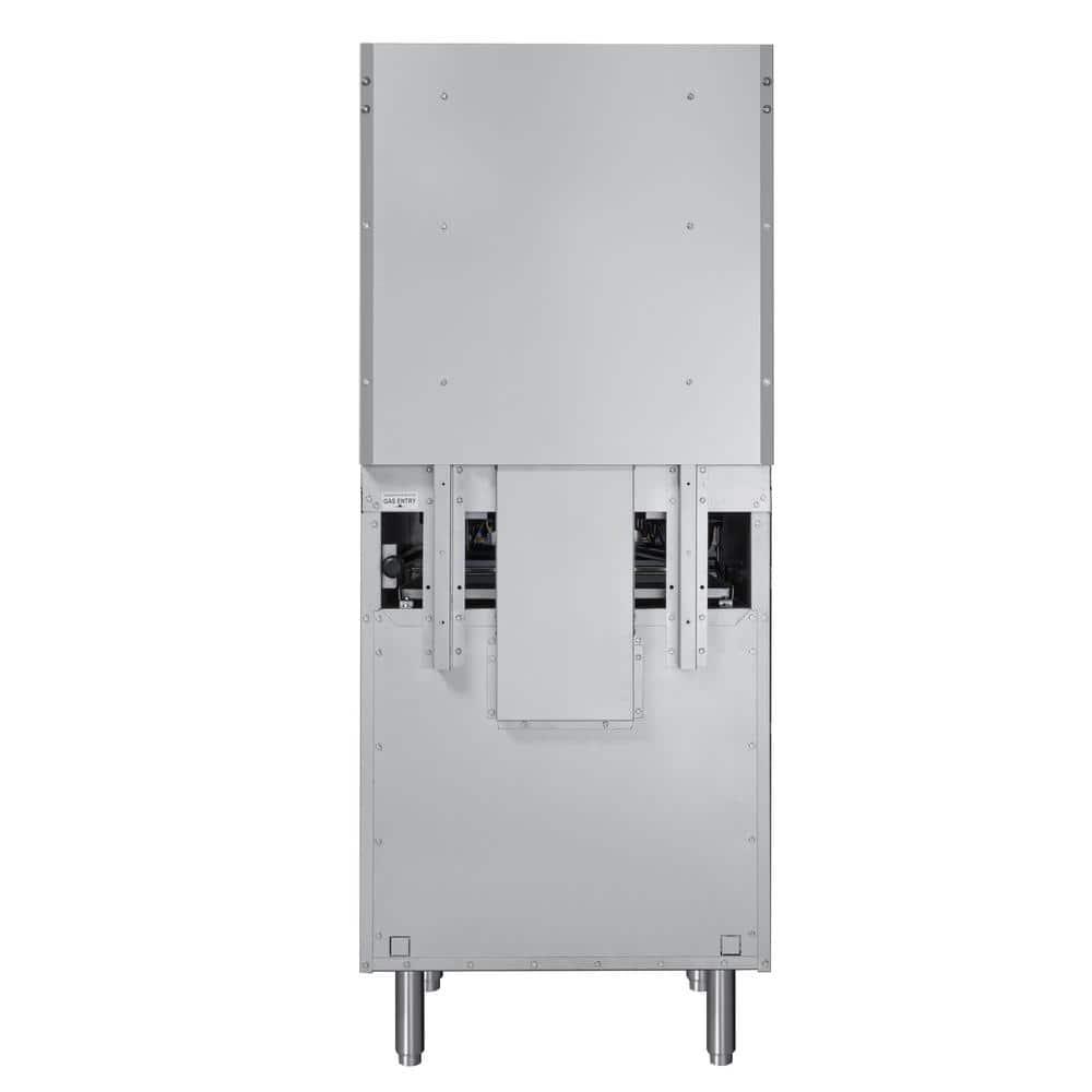 KoolMore 24 in. 4 Burner Commercial Natural Gas Range with Oven in Stainless-Steel (KM-CR24-NG)