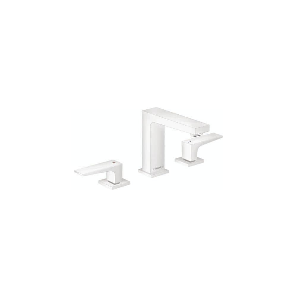 Hansgrohe Metropol Widespread Faucet 110 with Lever Handles and Drain Assembly, 1.2 GPM