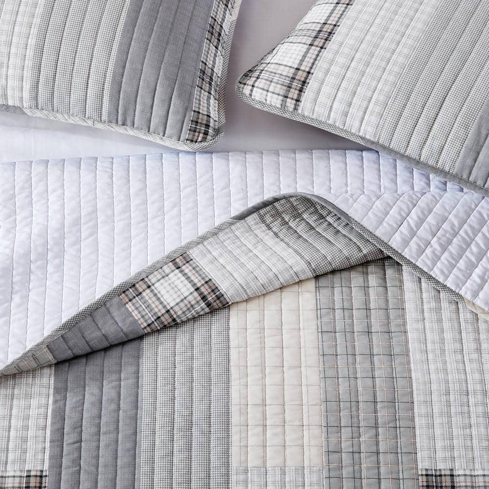 Eddie Bauer Eddie Bauer Fairview Grey Cotton 4 Piece Daybed Cover Set