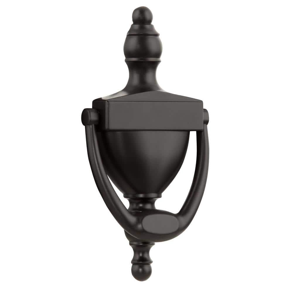Renovators Supply Door Knockers for Front Door 6.5" Oil Rubbed Bronze Solid Brass Ornate Door Knocker w/Screws