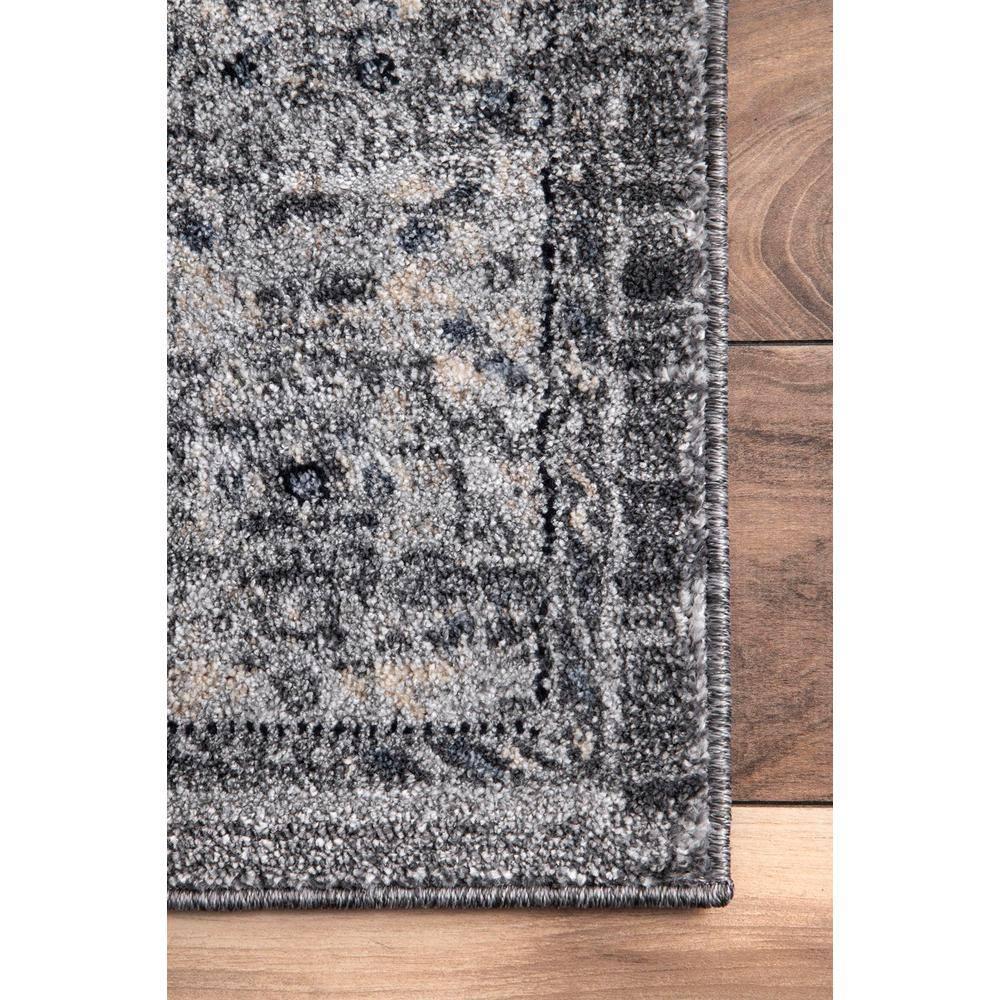 Nuloom Doris Geometric 9x12 Indoor Area Rug for Living Room Bedroom Dining Room Kitchen, Grey/Ivory