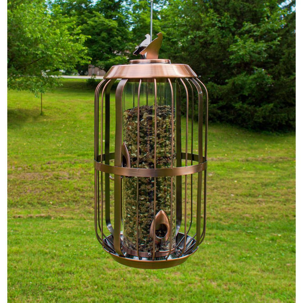 Outdoor Leisure Products Metal Hanging Decorative Bird Feeder