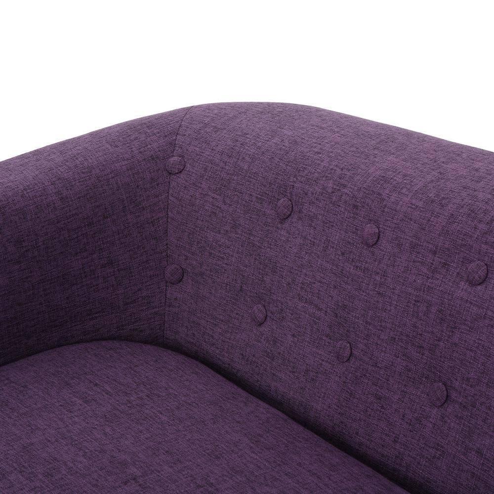 Bridie Mid-Century Loveseat Muted Purple - Christopher Knight Home: Stylish 2-Seater, Polyester Upholstery, Hardwood Frame