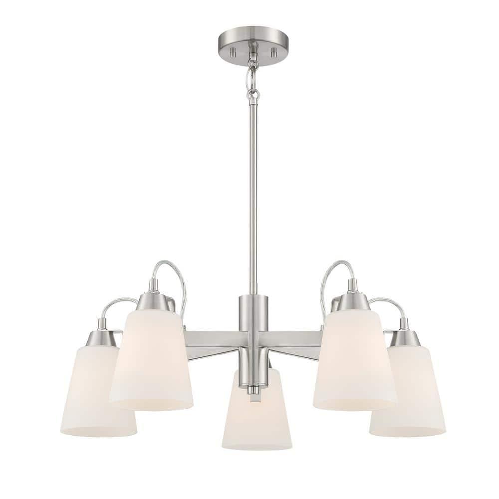 Minka Lavery Beckonridge Coal With Clear Chandelier
