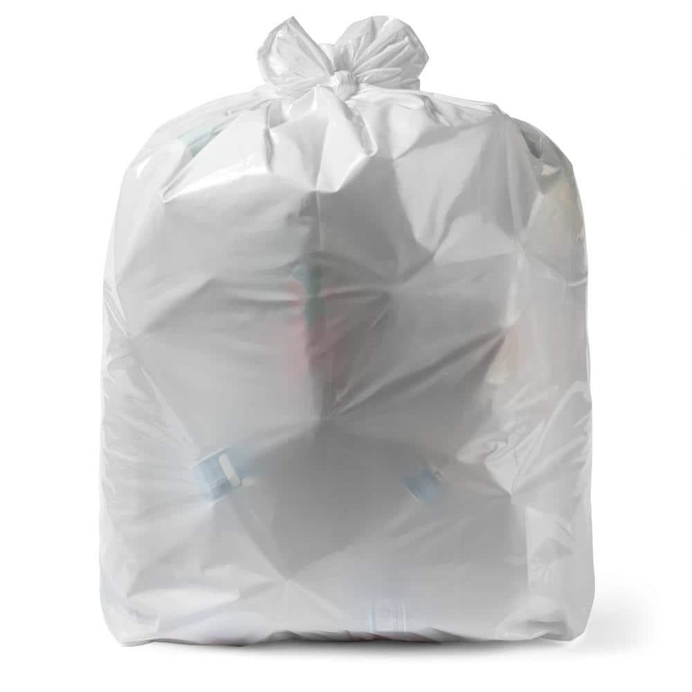 Trash Compactor Bags - (40 Pack with Ties) 18 Gallon for 15 inch Compactors - 25" x 35" Heavy Duty 2.5 MIL Garbage Disposal Bags Compatible with Kitchenaid Kenmore Whirlpool GE Gladiator