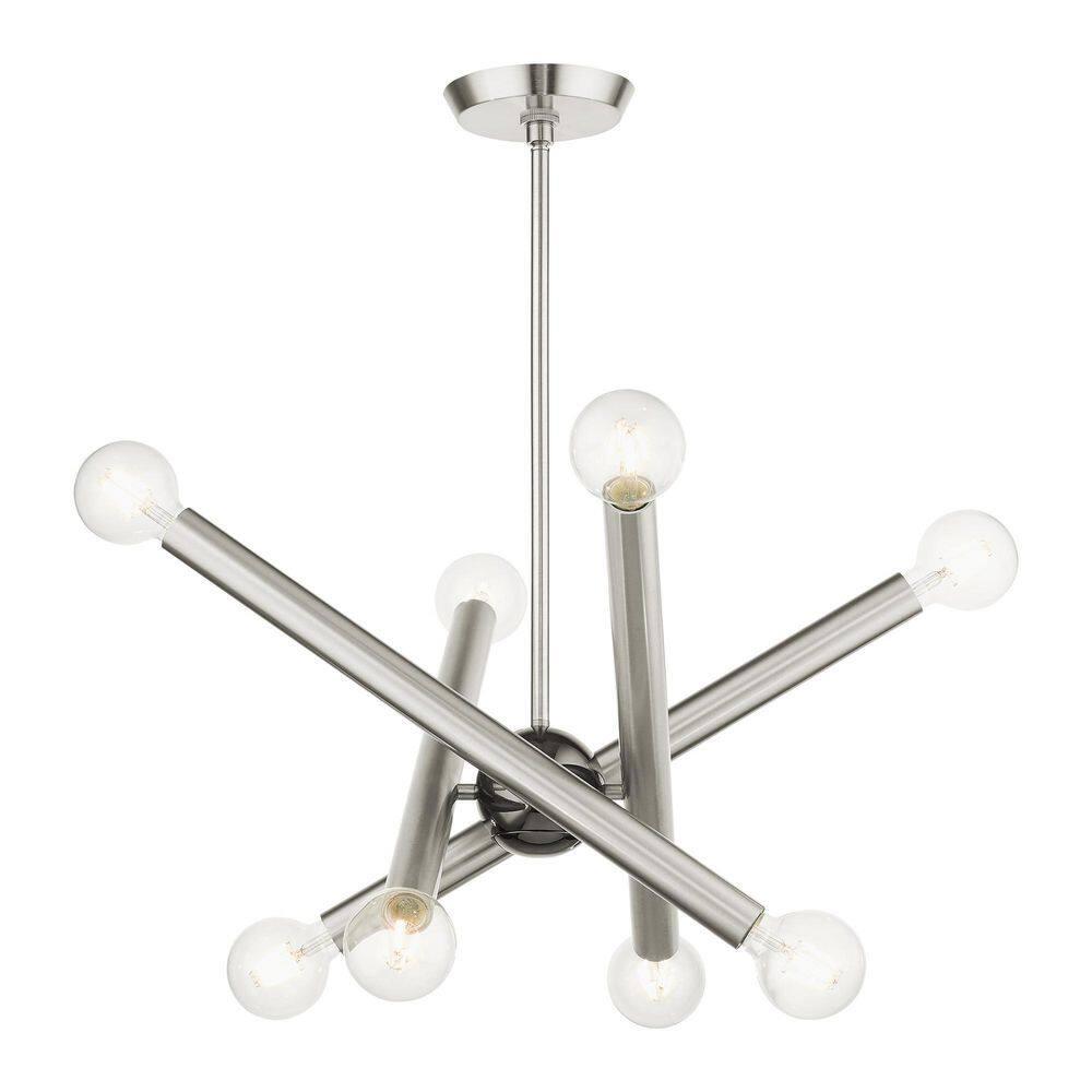 Livex Lighting Stafford 8 - Light Chandelier in  Brushed Nickel