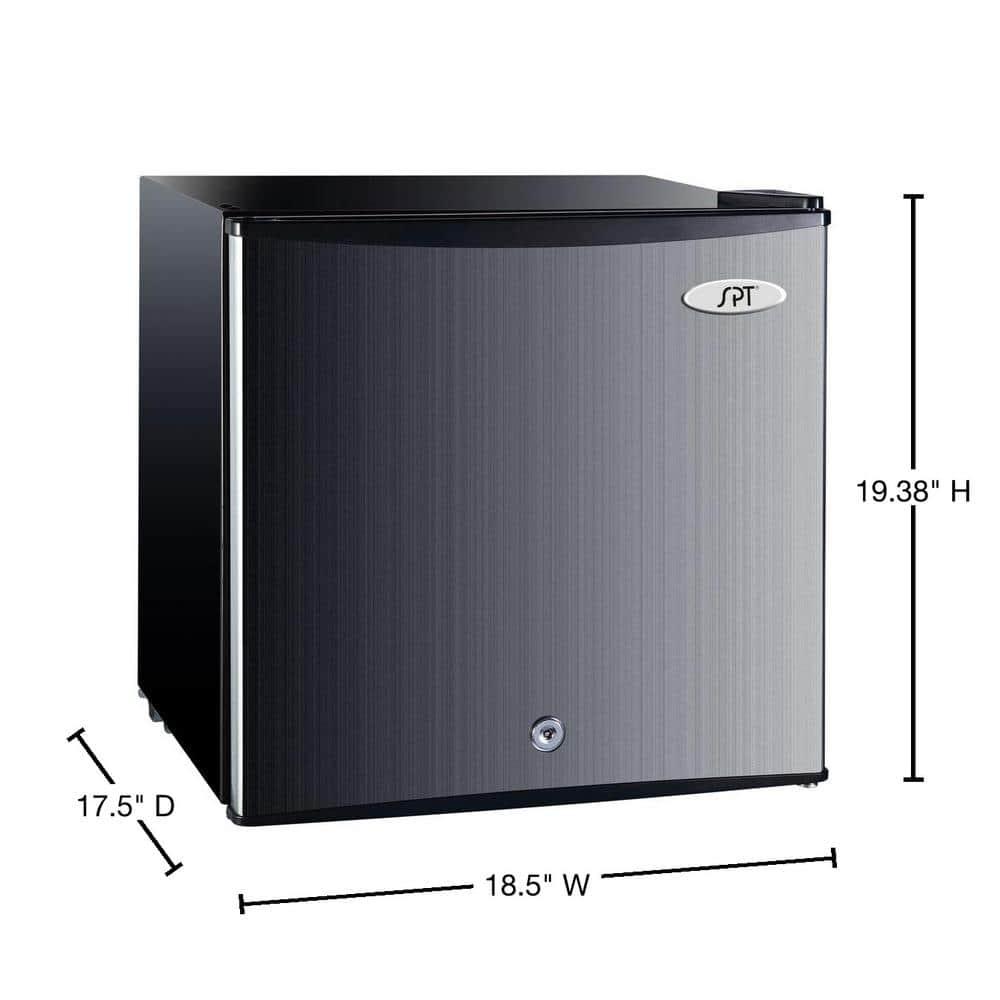 Sunpentown 1.1 Cu. Ft. Standard Upright Freezer, Black