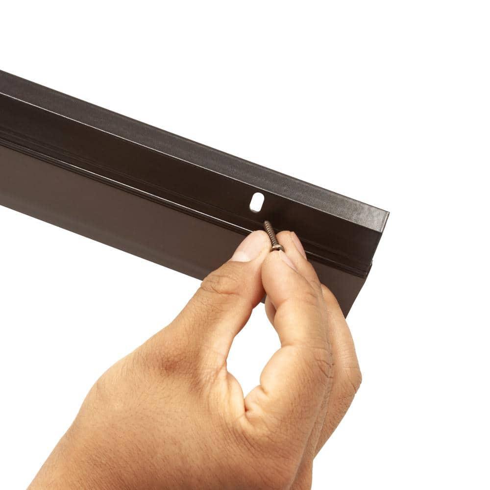 Frost King A82/36BR Extra Wide Heavy Duty Alum/Vinyl Door Sweep, 2-3/8in Wide x 36in Long, Bronze