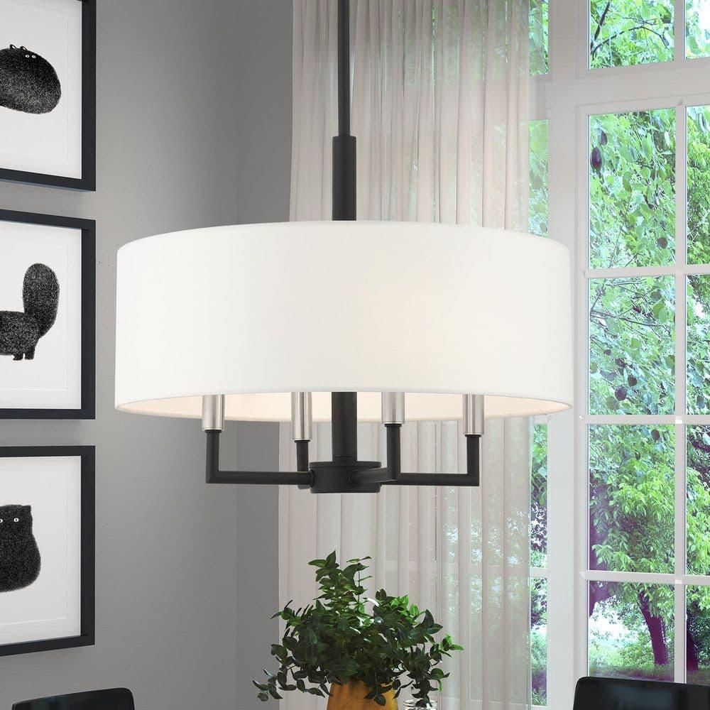 Livex Lighting Meridian 4 - Light Pendant in  Black