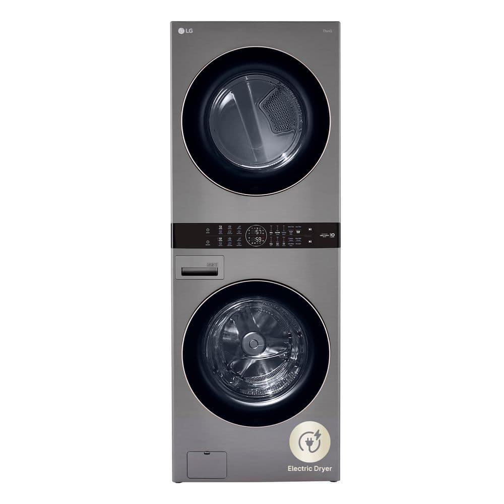 LG LG Single Unit Front Load WashTower with Center Control Washer and 7.4 cu. ft. Electric Dryer, 4.5 cu. ft. WKE100HVA