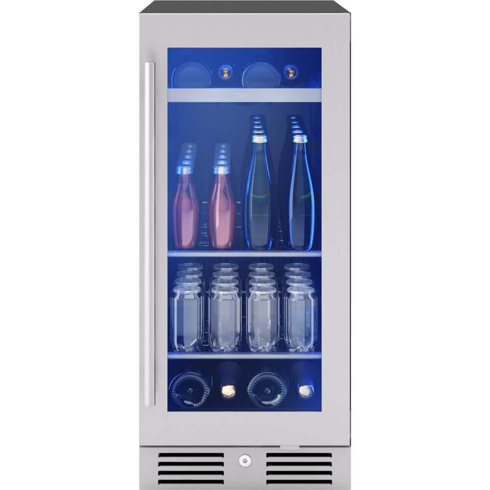 Zephyr Zephyr Presrv 15" 4-Bottle and 64-Can Single Zone Beverage Cooler