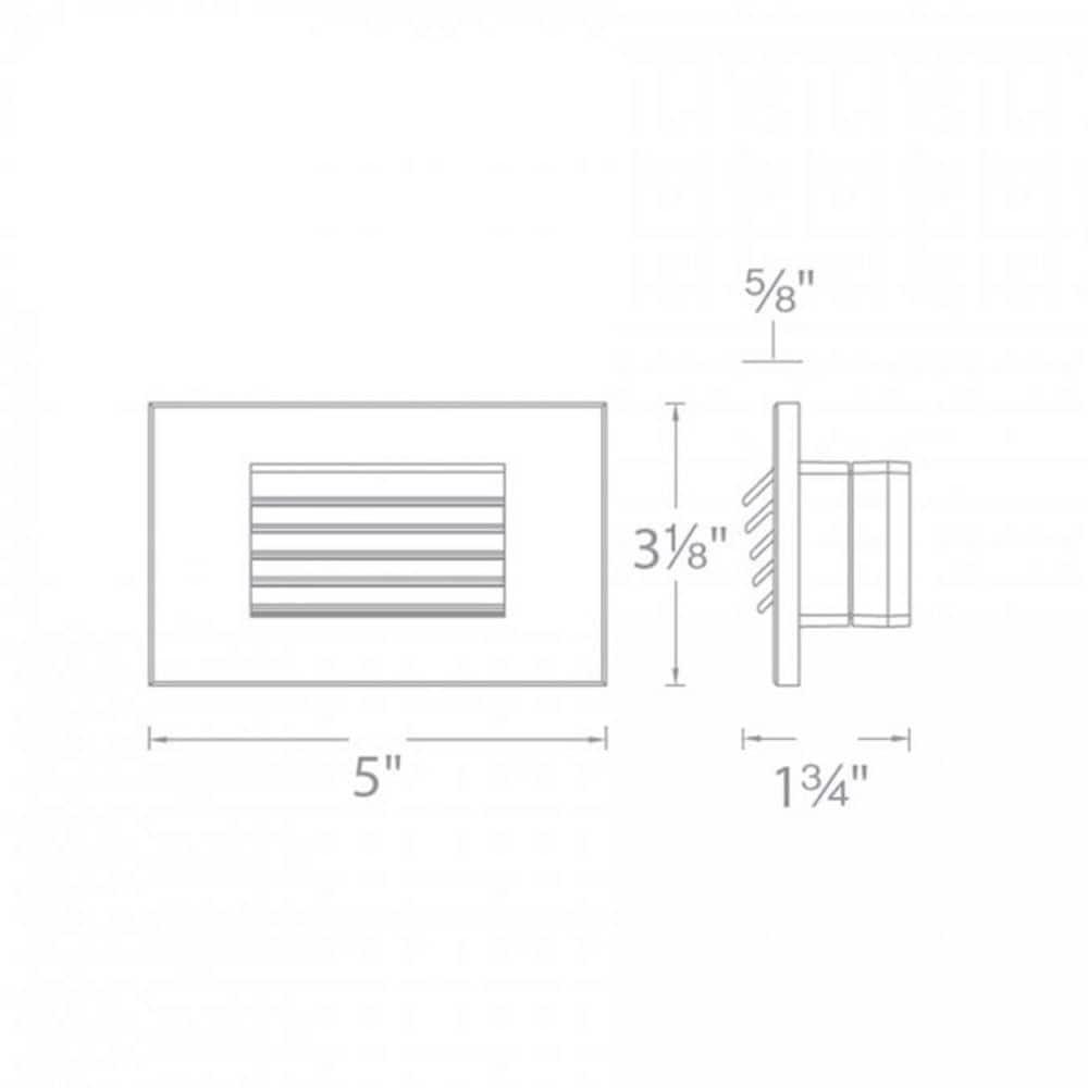 Integrated LED Metal Step Light