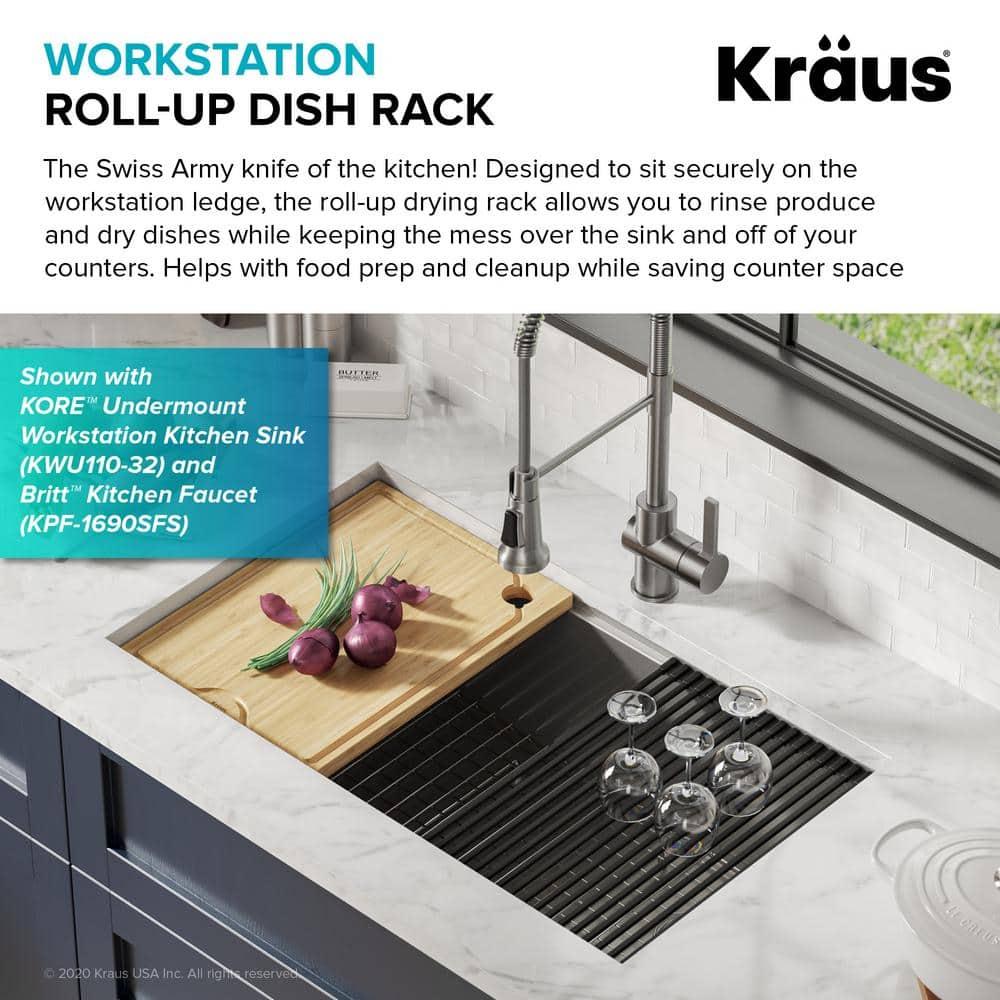Kraus Kore Over the Sink Dish Rack