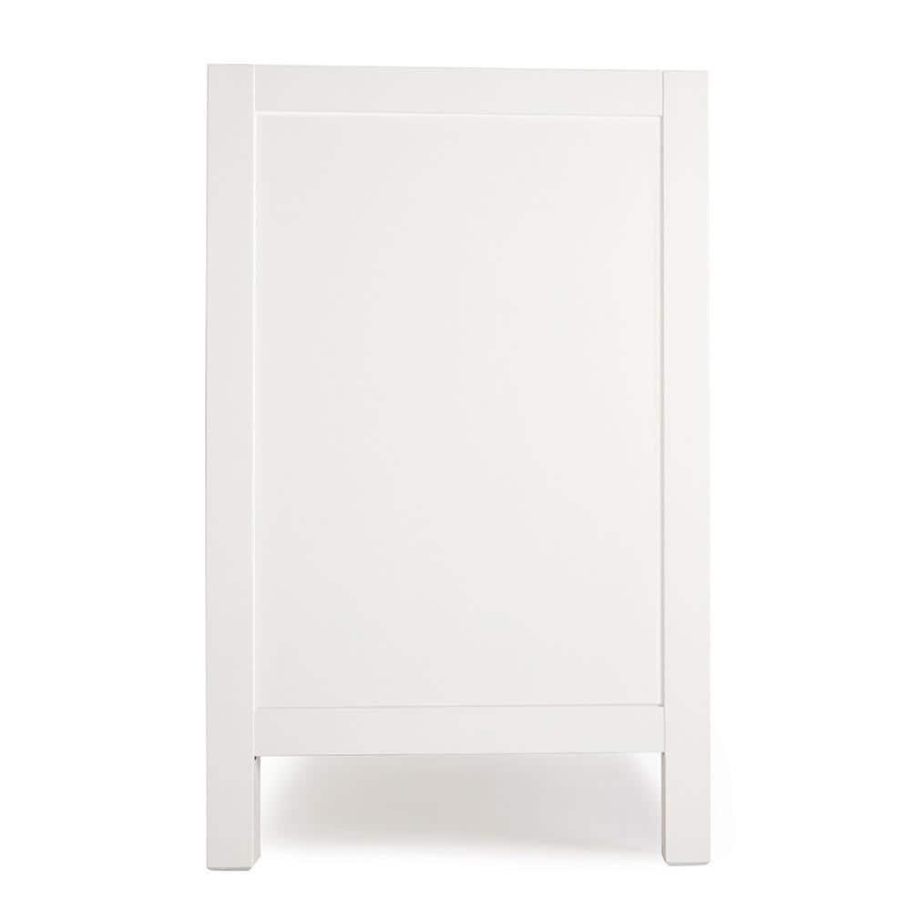 Ariel A037s-L-Bc Cambridge 36" Single Free Standing Wood Vanity Cabinet Only - White