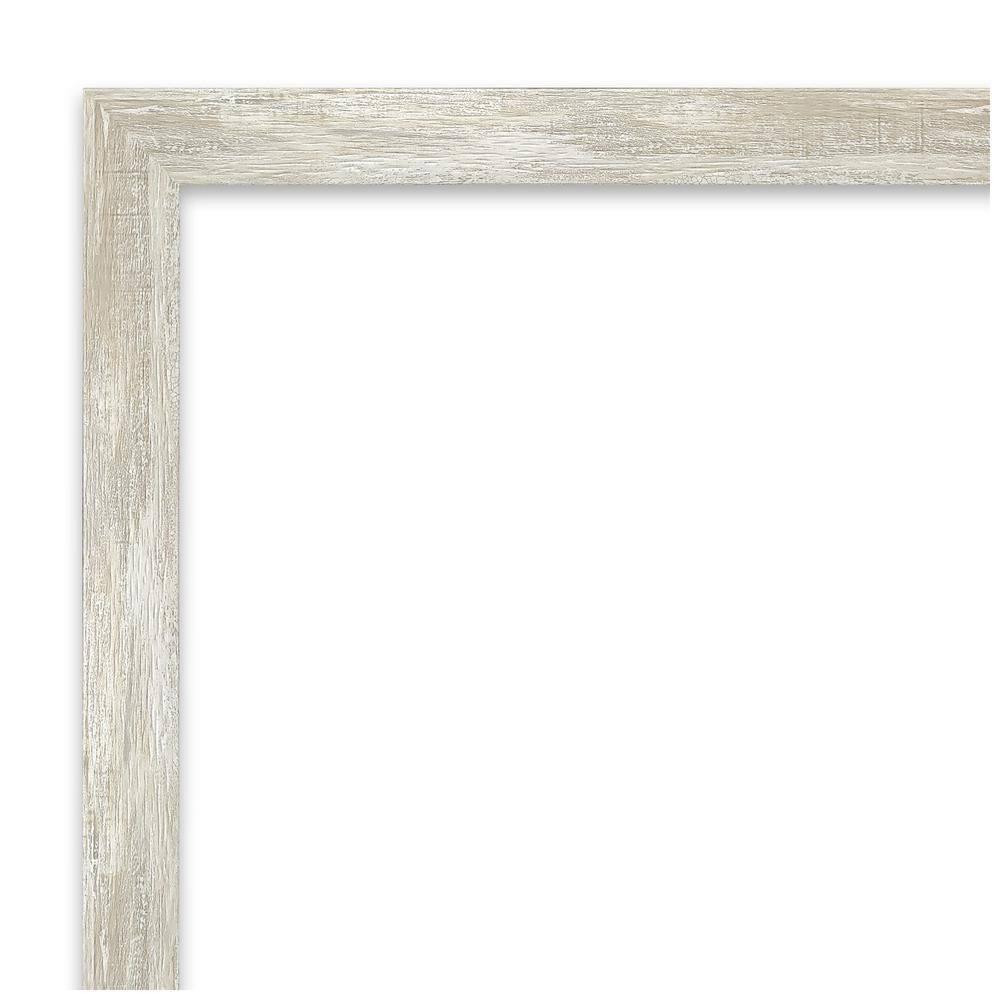 Amanti Art Natural Cork Board Framed Crackled Metallic Narrow Bulletin Board 30 in. x 22 in.