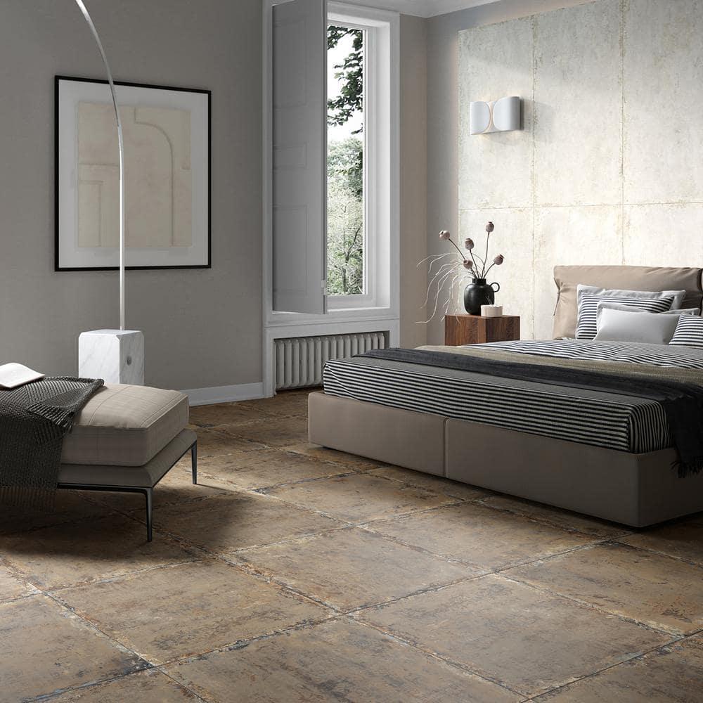Mantis 23.62 in. x 23.62 in. Matte Porcelain Stone Look Floor and Wall Tile (11.62 Sq. Ft. / Case)
