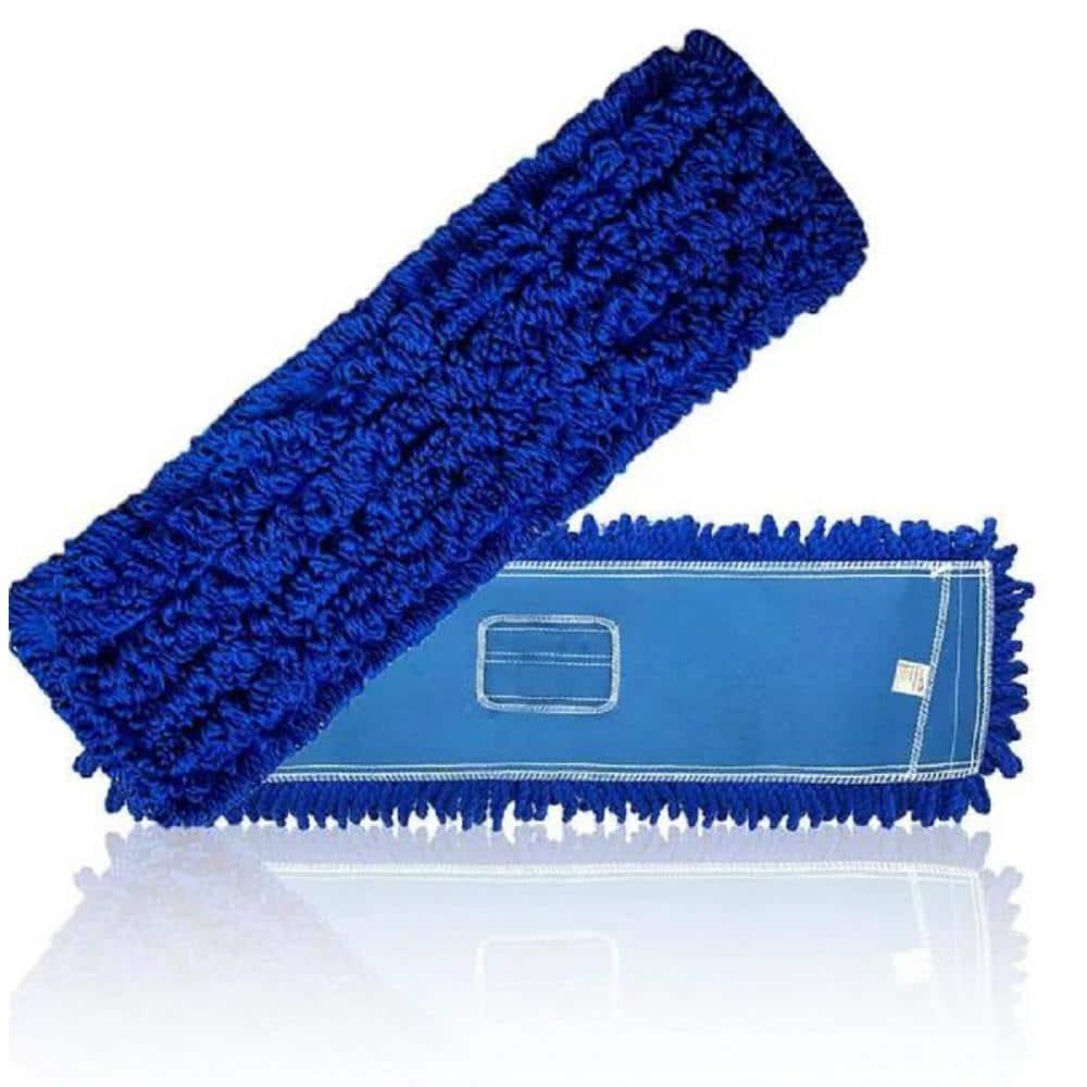Kleen Handler 36 inch Microfiber Dust Mop | 12 Pack, Large Washable Commercial Mop Head Replacement