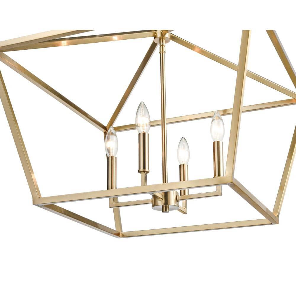 Millennium Lighting 4 - Light Pendant in  Modern Gold