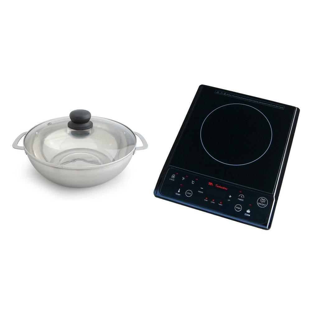 1300W Induction in Black (Countertop) + Pot Combo