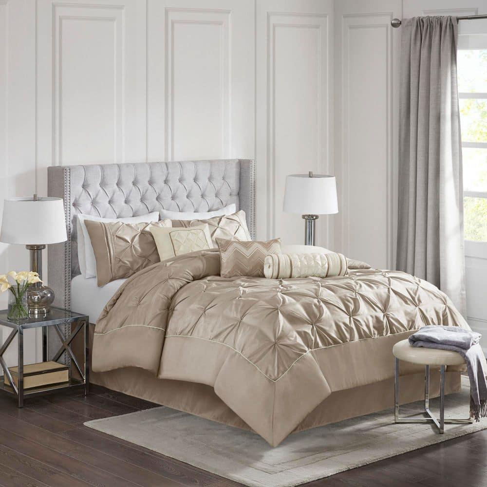 Madison Park Laurel 7 Piece Tufted Comforter Set