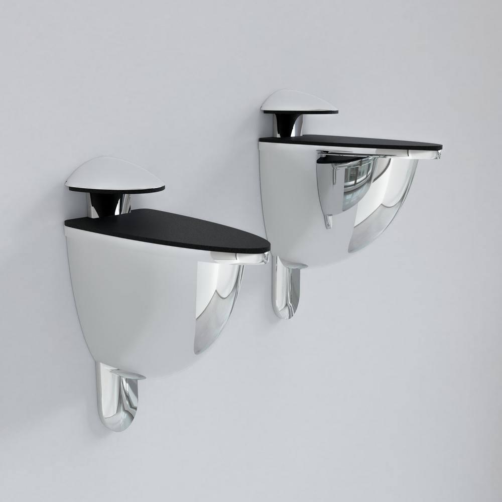 Latitude Run® Glass Accent Shelf with Adjustable Shelves