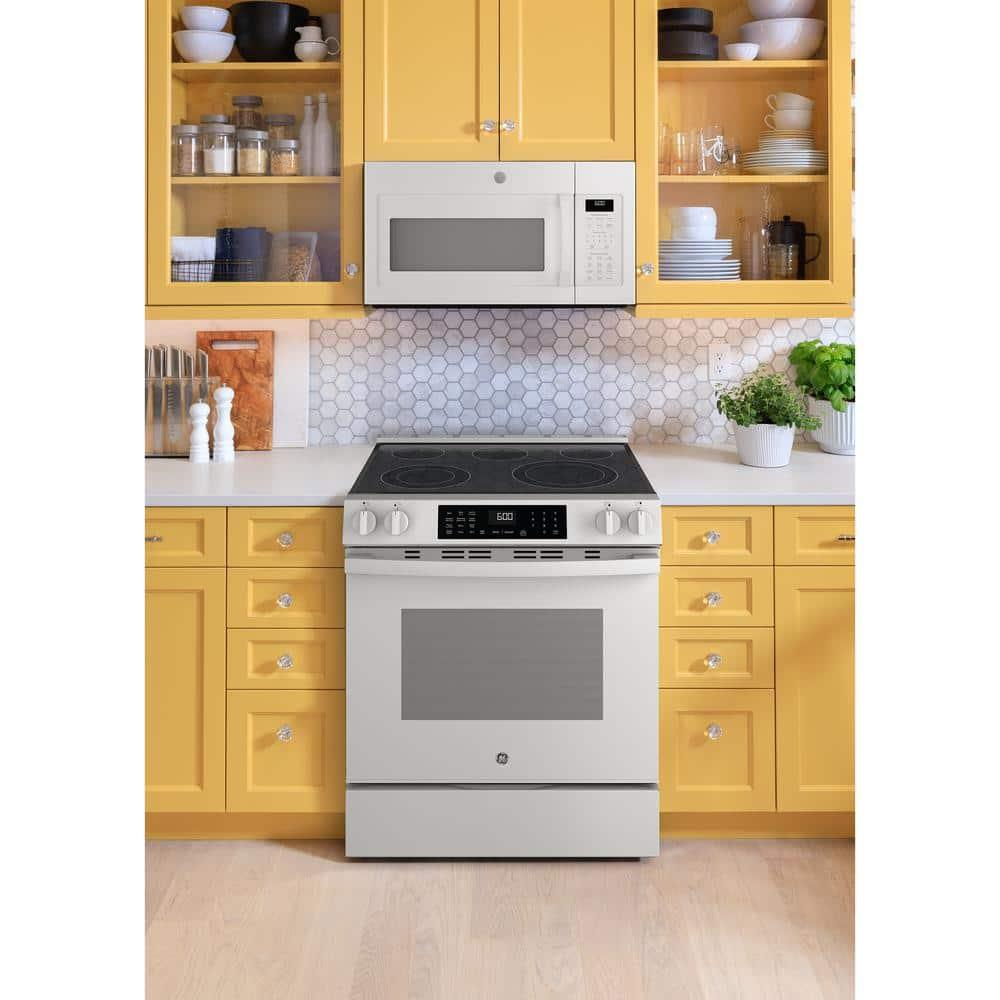 GE 30" Slide-In Electric Convection Range