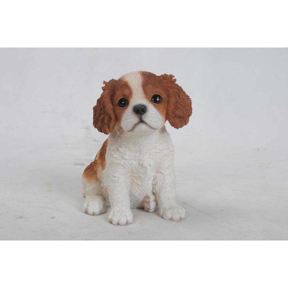Hi-Line Gift Ltd. Sitting King Charles Puppy Statue